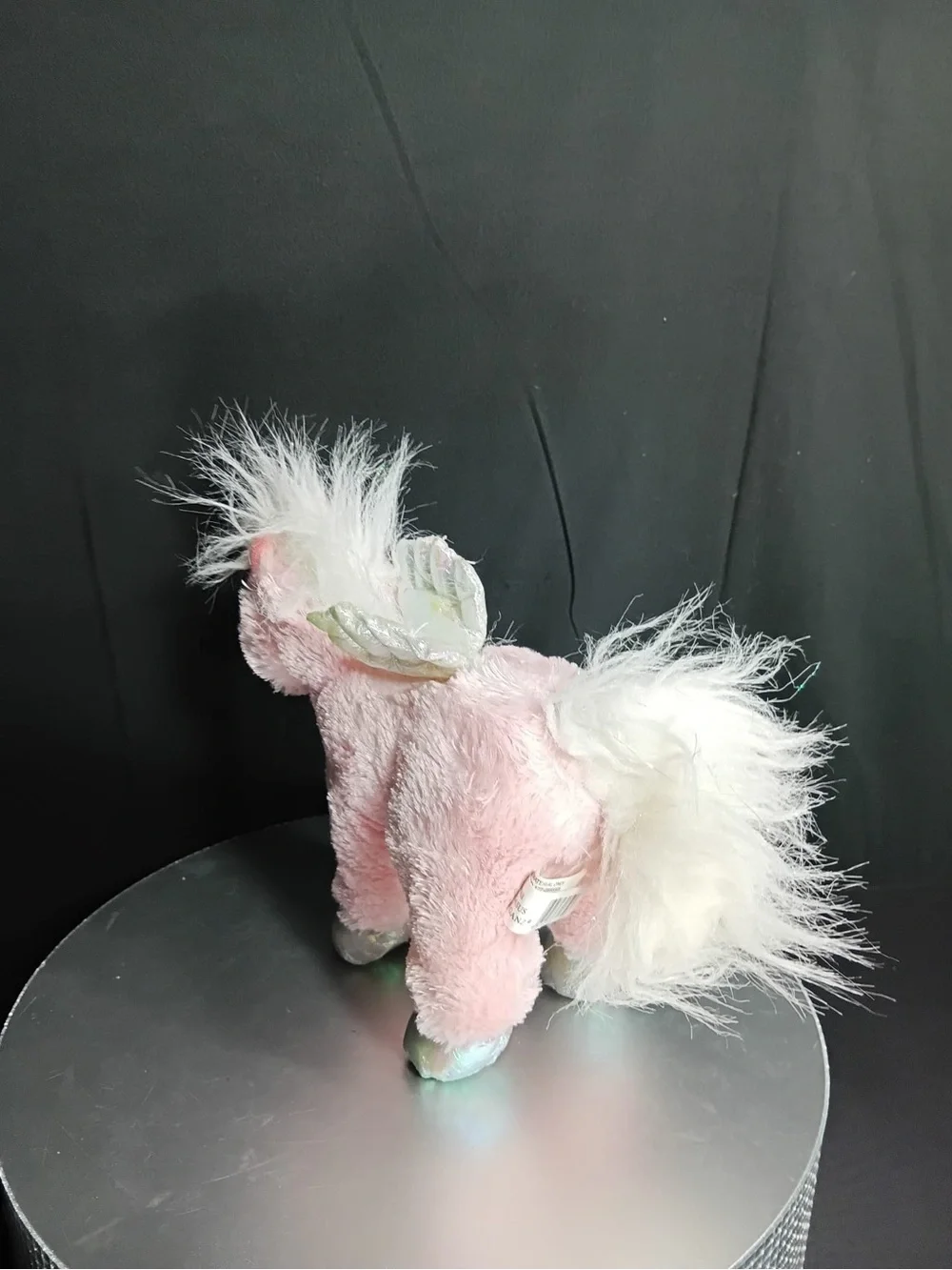 GANZ Pink Pegasus Plush with Iridescent Hooves 7”